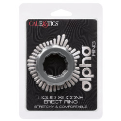alpha ring by Calextotics Cockring Silicone Erect Ring Alpha 37mm Gris